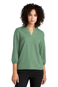 Mercer+Mettle™ Women's Stretch Crepe 3/4-Sleeve Blouse