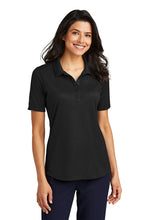 Load image into Gallery viewer, Port Authority® Ladies Fine Pique Blend Polo
