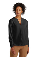 Load image into Gallery viewer, Brooks Brothers® Women’s Open-Neck Satin Blouse
