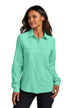 Load image into Gallery viewer, Port Authority® Ladies Long Sleeve UV Daybreak Shirt
