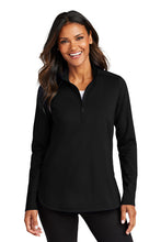 Load image into Gallery viewer, Port Authority® Ladies C-FREE® Double Knit 1/4-Zip
