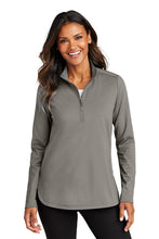 Load image into Gallery viewer, Port Authority® Ladies C-FREE® Double Knit 1/4-Zip
