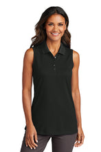 Load image into Gallery viewer, Port Authority® Ladies Dry Zone® UV Micro-Mesh Sleeveless Polo
