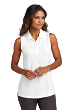 Load image into Gallery viewer, Port Authority® Ladies Dry Zone® UV Micro-Mesh Sleeveless Polo
