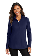 Load image into Gallery viewer, Port Authority® Ladies C-FREE® Double Knit 1/4-Zip
