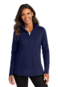 Port Authority® Ladies C-FREE® Double Knit 1/4-Zip