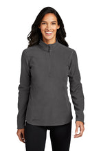 Load image into Gallery viewer, Eddie Bauer® Ladies 1/2-Zip Microfleece Jacket
