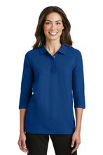 Load image into Gallery viewer, Port Authority® Ladies Silk Touch™ 3/4-Sleeve Polo
