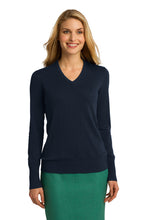 Load image into Gallery viewer, Port Authority® Ladies V-Neck Sweater
