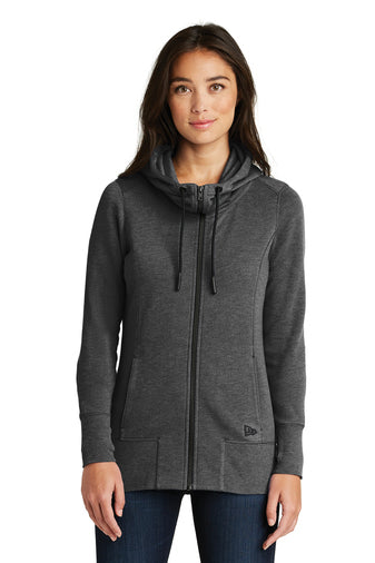 New Era® Ladies Tri-Blend Fleece Full-Zip Hoodie