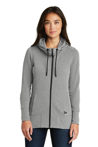 New Era® Ladies Tri-Blend Fleece Full-Zip Hoodie