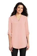 Load image into Gallery viewer, Port Authority ® Ladies 3/4-Sleeve Tunic Blouse
